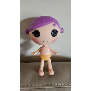 Lalaloopsy Littles Doll 7" Baby Pink Hair in‎ Orange Diaper